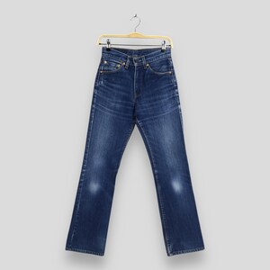 Size 26x30.5 Vintage 90's Levi's 517 Flared Bootcut Jeans Blue