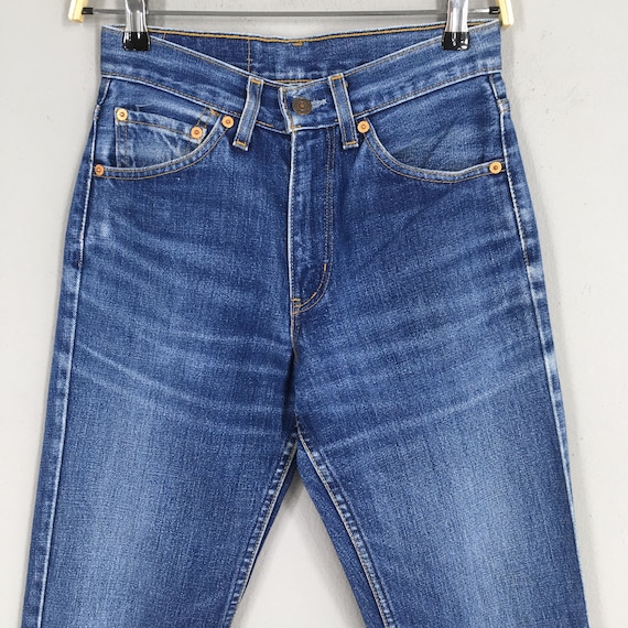 Size 26x30.5 Vintage 90's Levi's 517 Flared Bootcut Jeans Blue