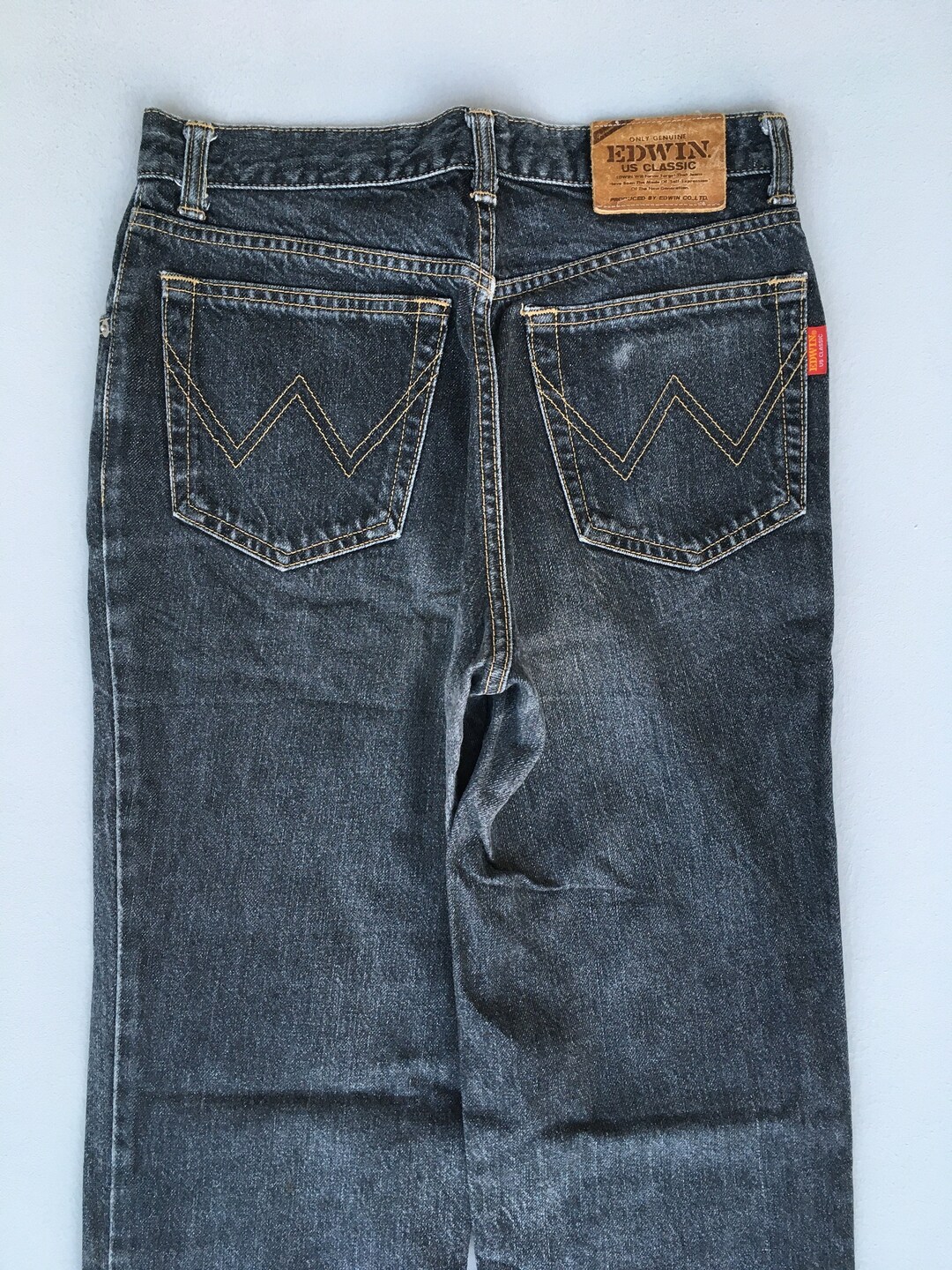 Size 28x31 Vintage 90s Edwin Classic Black Jeans Stone Size 28x31 Vintage 90s Edwin Classic Black Jeans Stone
