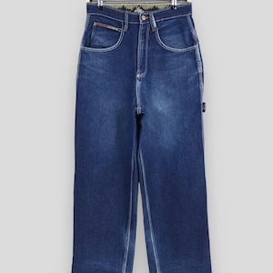 Size 27x31 Vintage PNB Nation Carpenter Streetwear Baggy Denim Jeans PNB Nation Hip Hop 90s Blue Jeans Denim Baggy Loose Jeans W27