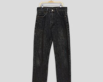 Size 28x33.5 Vintage Levis 503 Dark Black Jeans Straigh Leg Size 28x33.5 Vintage Levis 503 Dark Black Jeans Straigh Leg