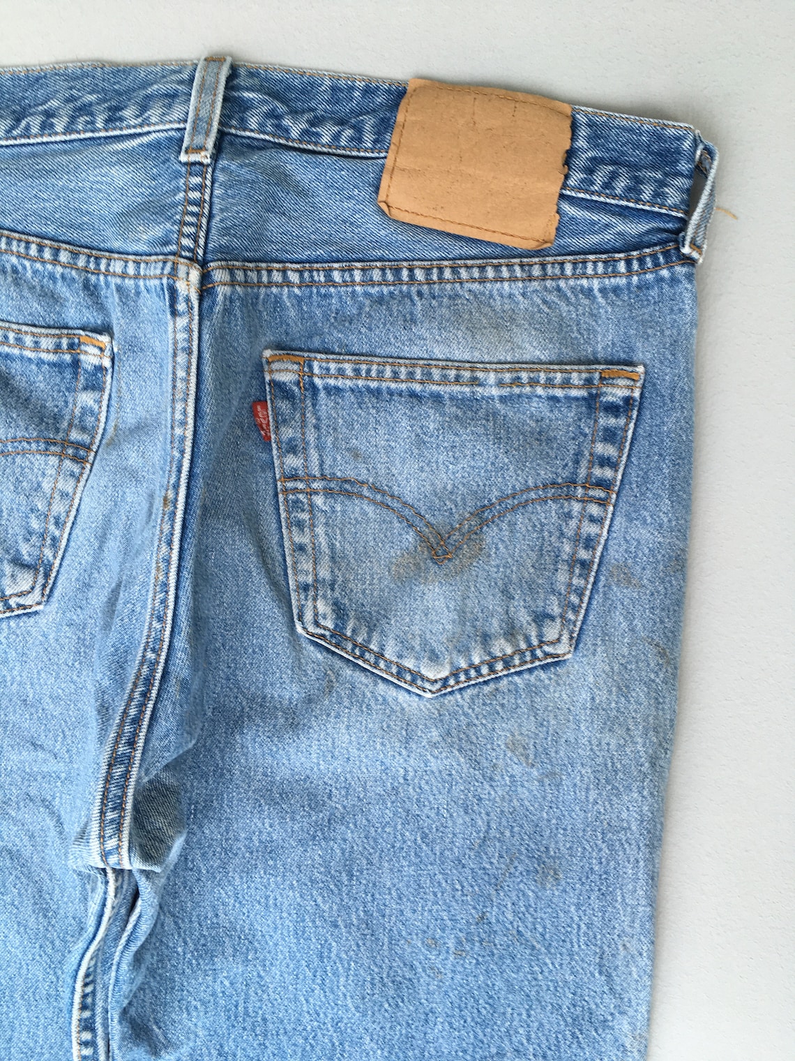 Size 32x30 Vintage Levis 501 Dirty Jeans Blue Faded Levi's | Etsy