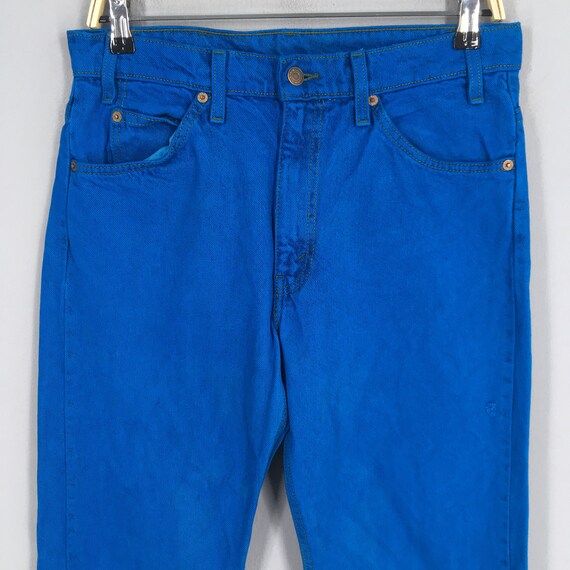 Size 30x32.5 Vintage 80s Levi's 505 Faded Jeans Overdyed