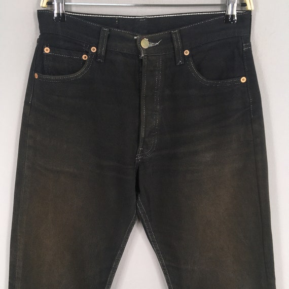 Size 29x31 Vintage 90s Levi's 501 Black Jeans Levi's