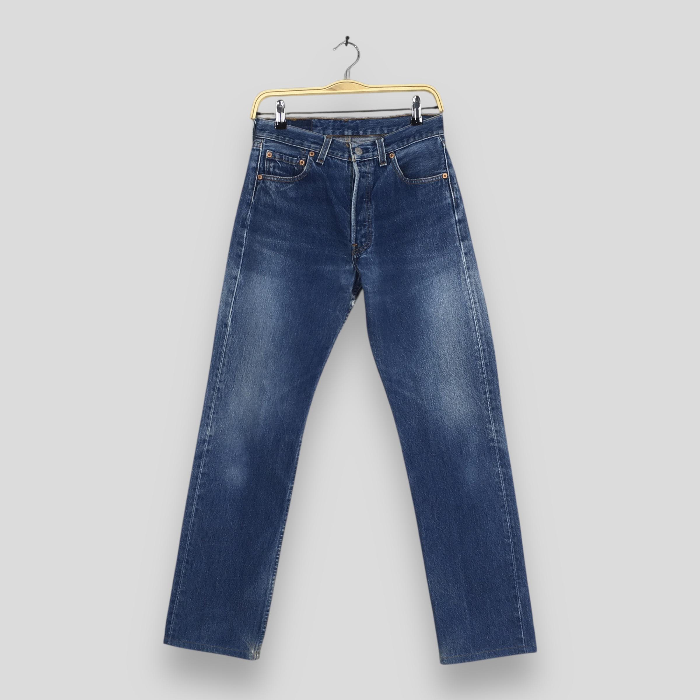 Size 27x29 Vintage 90s Levi's 501 Straight Leg Blue Jeans Levi's
