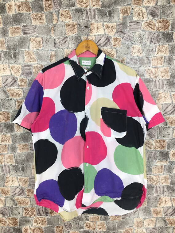 Vintage Paul Smith London Oxfords Large Abstract P