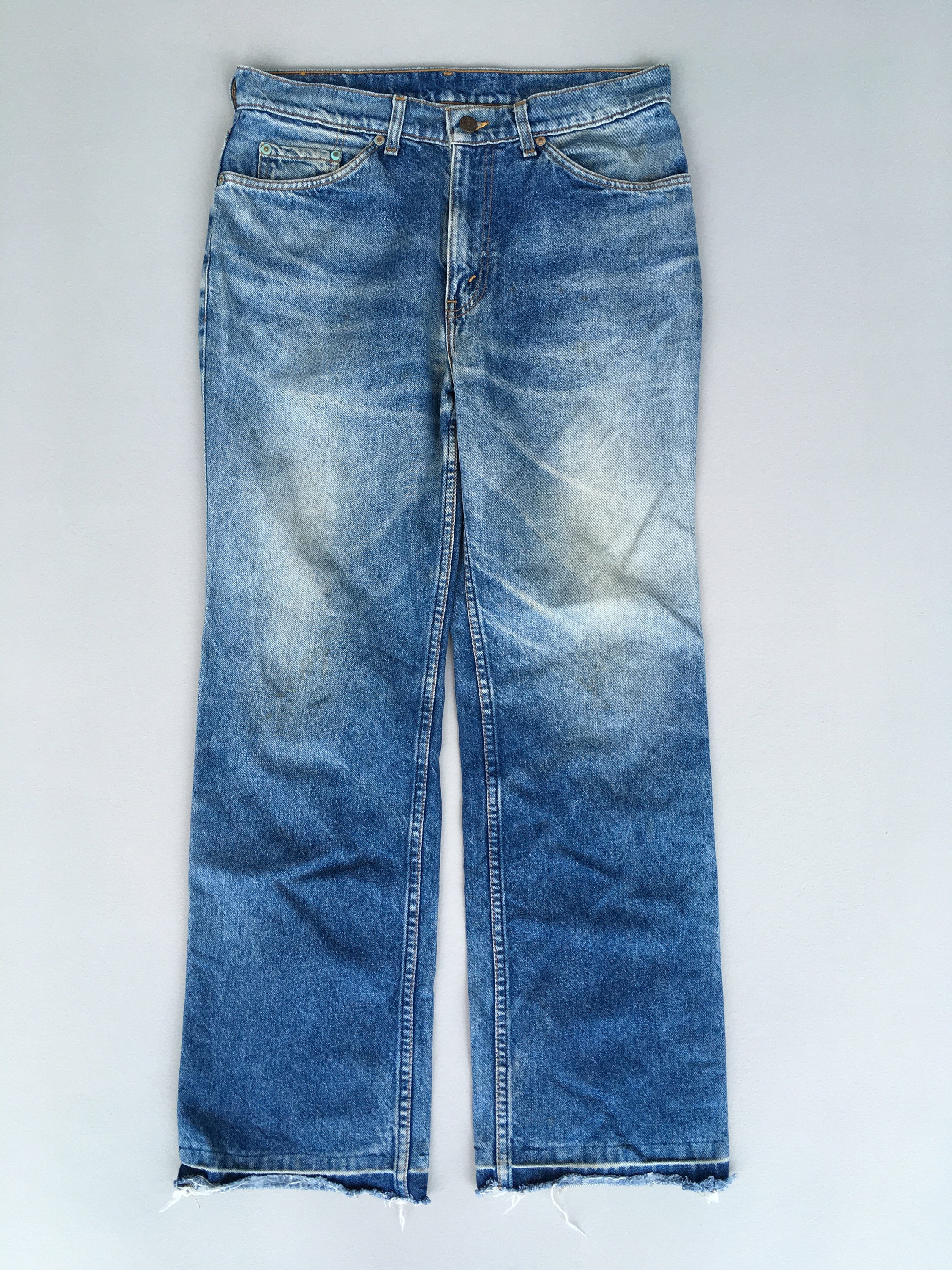 U*郎様 80sリーバイス505【表記W38L32】goodヒゲ ゴールデンサイ Levi's - 鬼 ヒゲ 70s USA製☆ リーバイス 505 0217 シングル