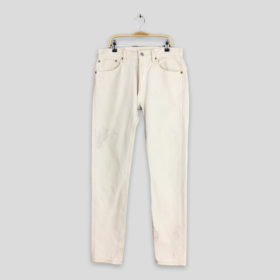 Size 30x30 Vintage 90s Levi's 501 Slim Skinny Jeans Light Wash