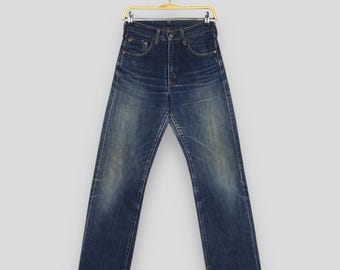 XXS/22 Vintage 302 Selvedge Big E Medium Dark Wash Slim Fit