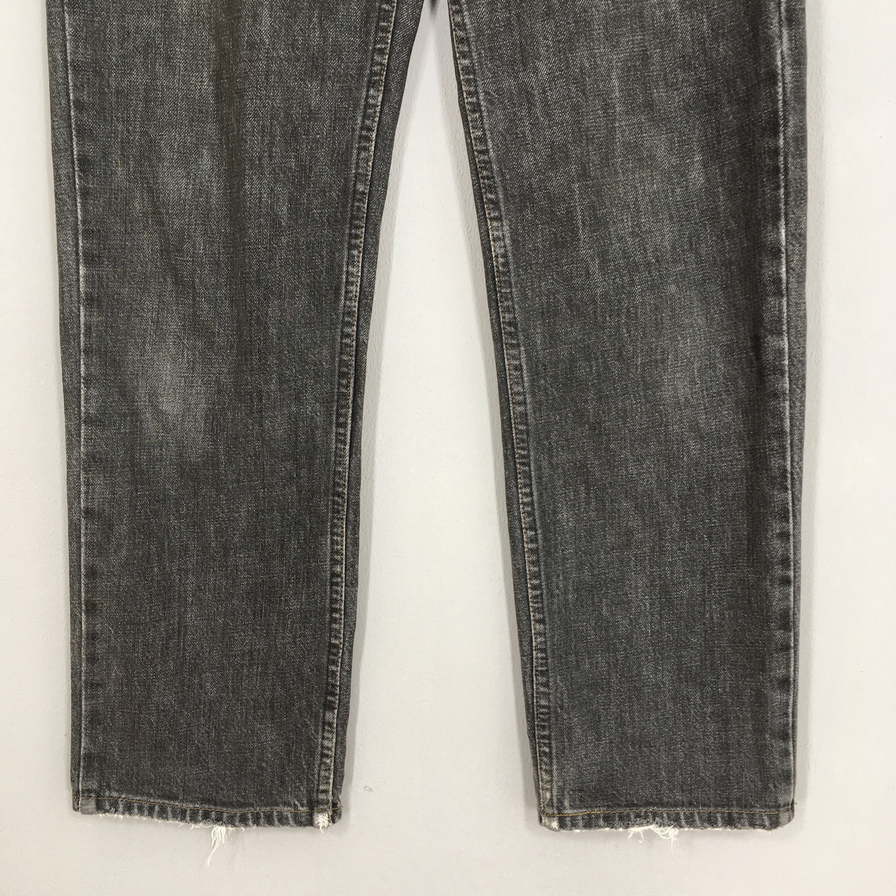 Size 29x28.5 Vintage Levi's 503 Black Faded Jeans High Waisted
