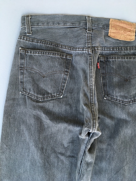 Size 30X33 Vintage 90s Levi's 501 Ash Grey Jeans High Size 30X33 Vintage 90s Levi's 501 Ash Grey Jeans High
