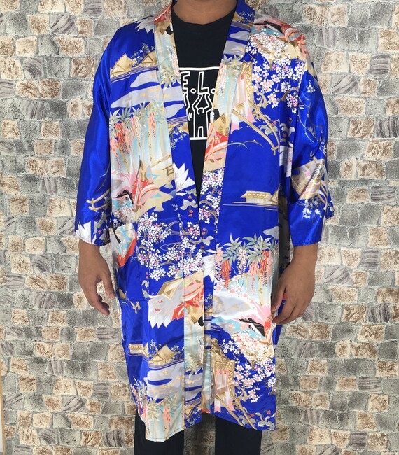 Vintage Kimono Ichiban Japan Geisha Dress Gown Kim