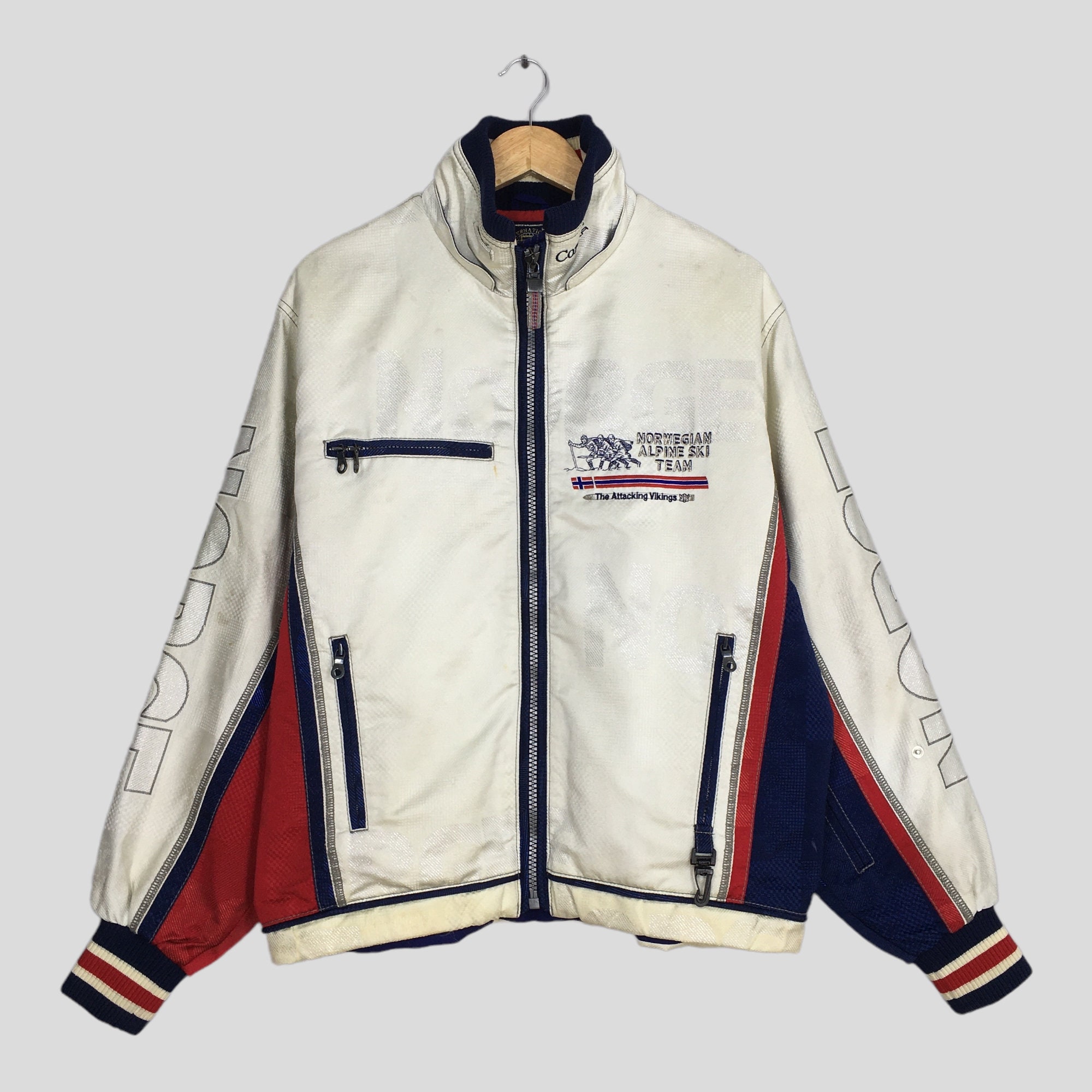 Vintage Phenix Norge Winter Skiing Wear Hoodie Jacket Large