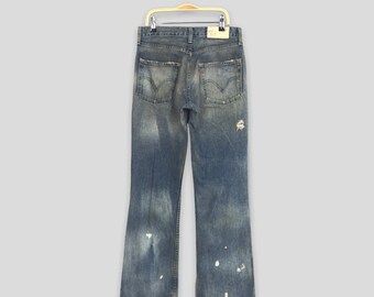 Size 28x33 Vintage 90s Levi's 517 Flared Jeans Levis Distressed