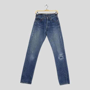 Size 25x33 Vintage 90s Levi&#39;s 501 Distressed Faded Jeans Levi&#39;s Women Mom Levi&#39;s 501 Button Fly Denim Levi&#39;s 501 Straight Leg Jeans W25