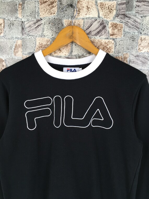 black fila jumper