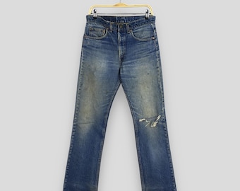 80's Levi's 517 USA製W32 L32 deadstock Size 32x32 Vintage Levi's 517 Bootcut Flare Jeans Lightwash Denim