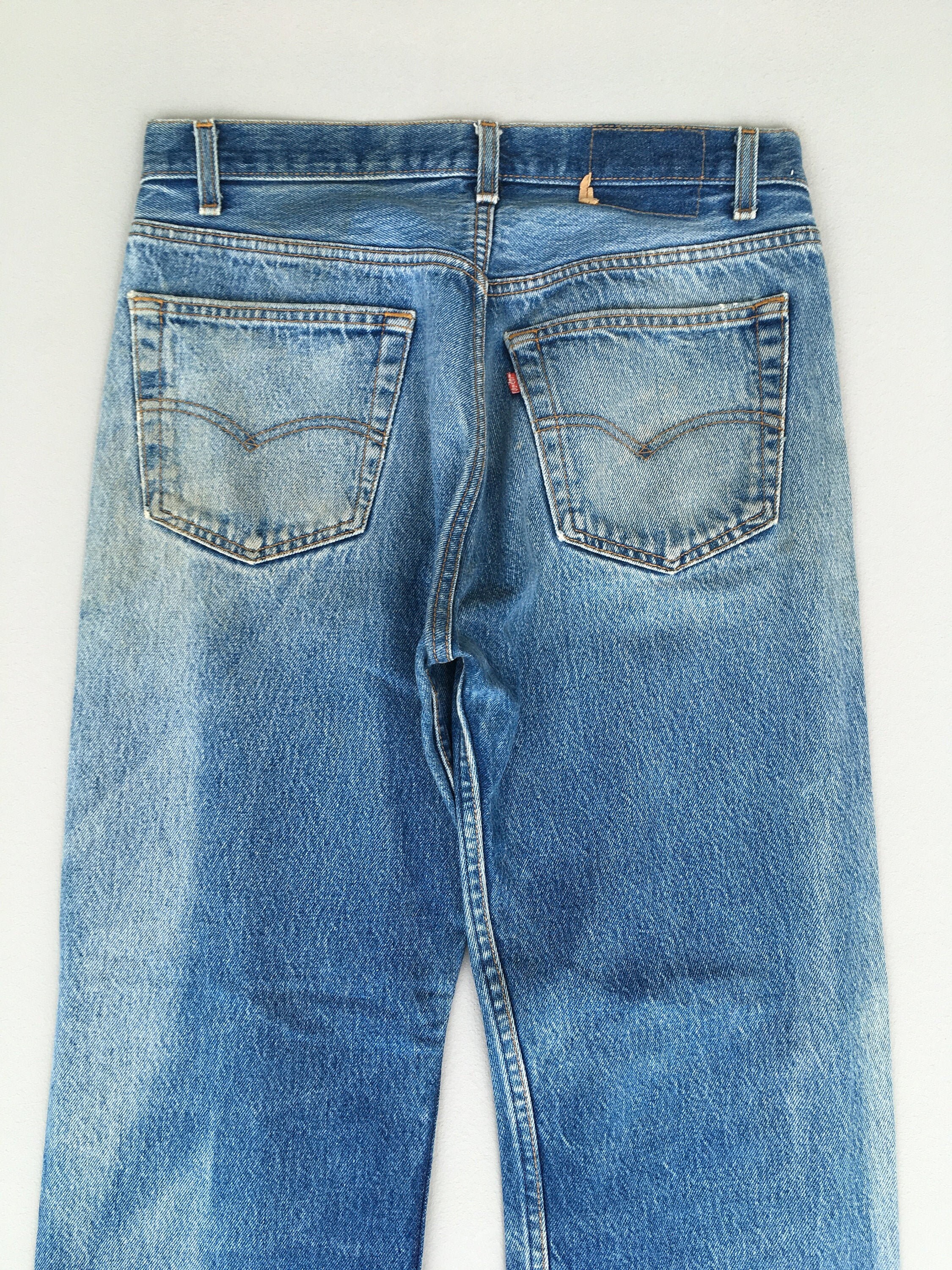 Vintage Levis 501 Acid Bleach Jeans 