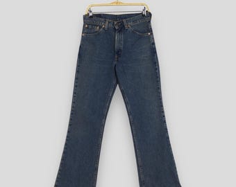 Vintage 90s Levi's 517 Bootcut Jeans: Stonewash Denim, W30