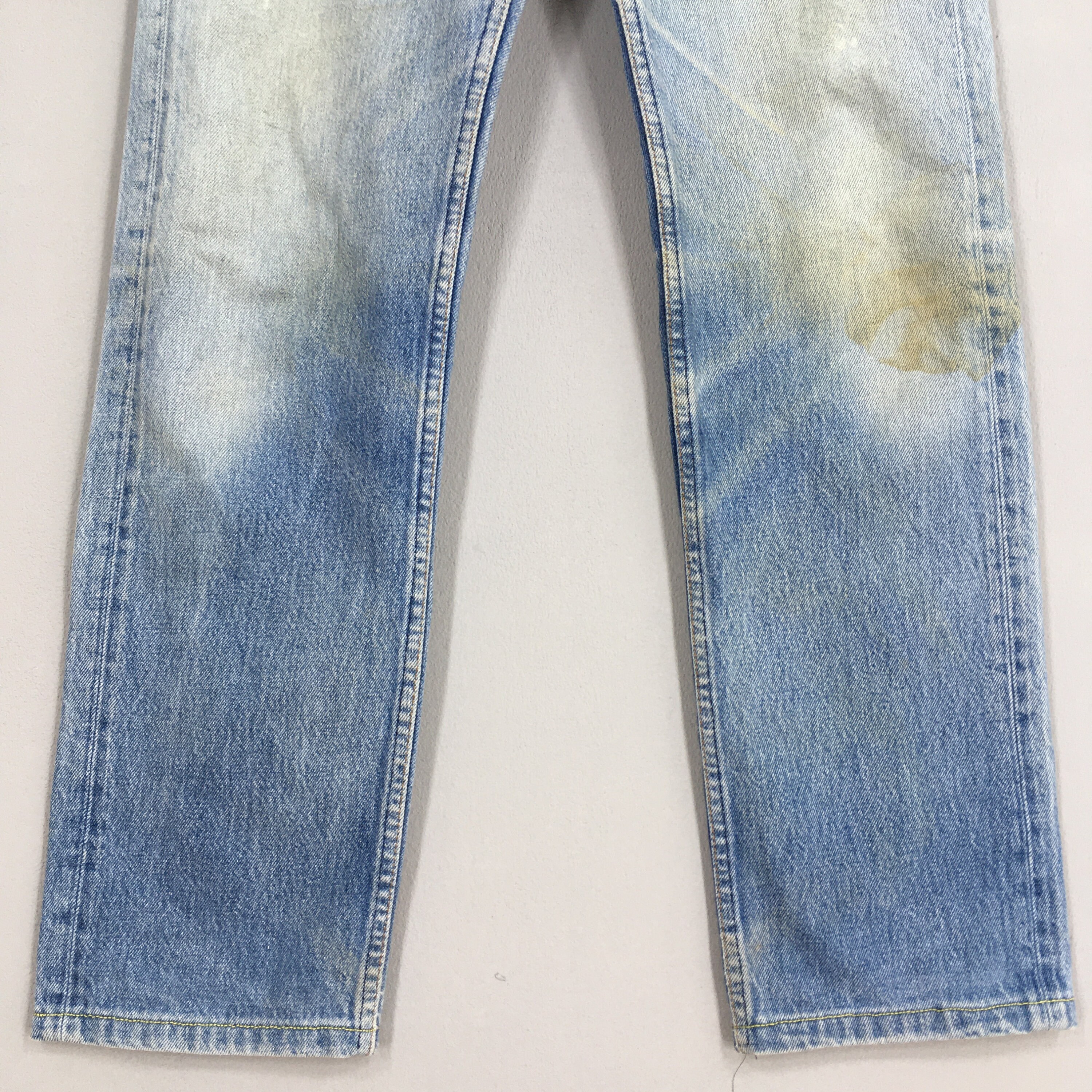Size 27x30.5 Vintage 1980s Levi's 501 Faded Blue Jeans Stonewash