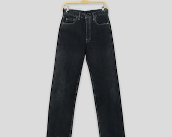 Size 29x31 Vintage 90s Levi's 606 Black Jeans Zipper Levis