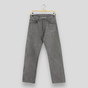 Size 27x27.5 Vintage 90s Levi&#39;s 501 Faded Grey Jeans Levi&#39;s Button Fly Denim Levi&#39;s 501 Stonewash Unisex Levi&#39;s 501 Straight Cut Jeans W27