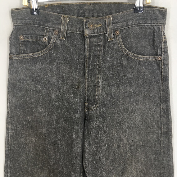 Size 28x30.5 Vintage 90s Levi's 501 Light Wash Black Jeans Levi's
