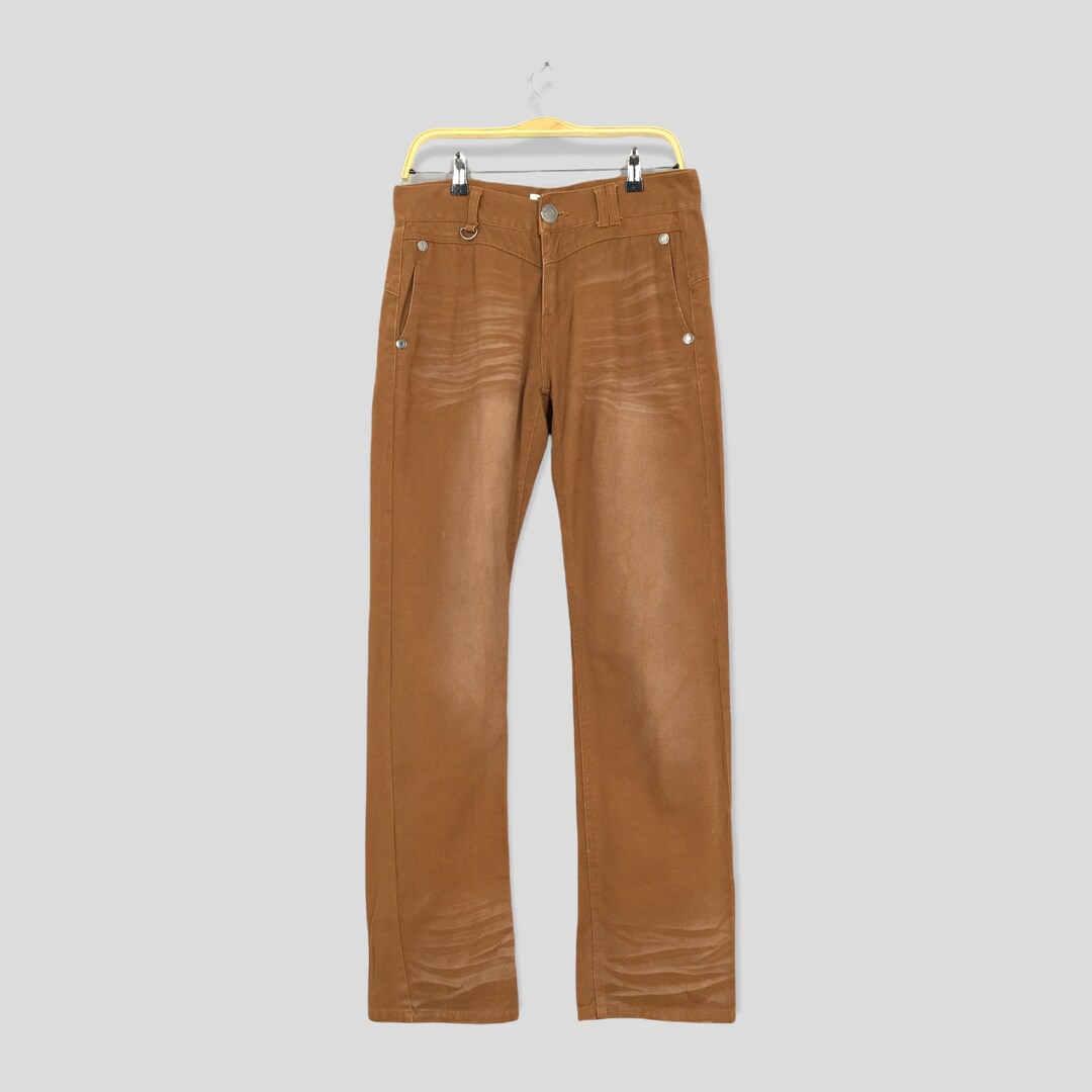 【NOKCHA】vintage like cocoon jeans/brown Pants: 90s -Levis 501 White Cone Denim- Mens as-new rosewood