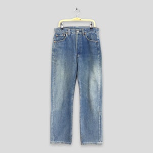 Size 27x28 Vintage 90s Levi's 501 Faded Blue Jeans Light Wash Levi's Straight Cut Jeans Levis 501 Button Fly Denim Levi's Mom Jeans W27