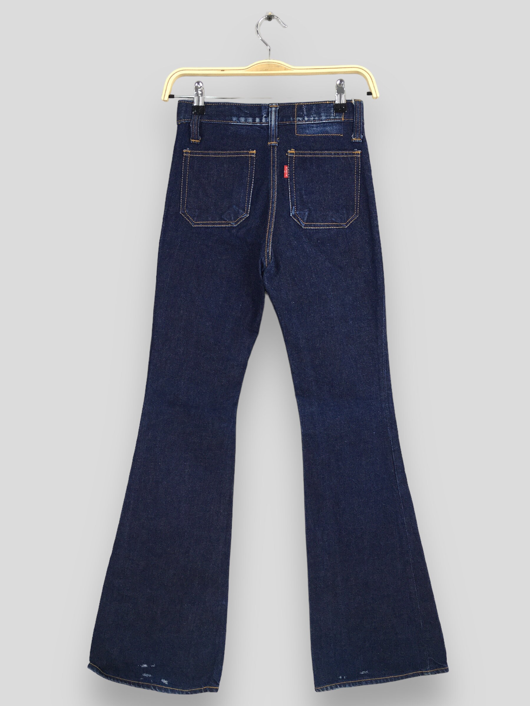 Size 24x32 Vintage 80s Edwin Bootcut Flared Jeans Edwin Stonewash