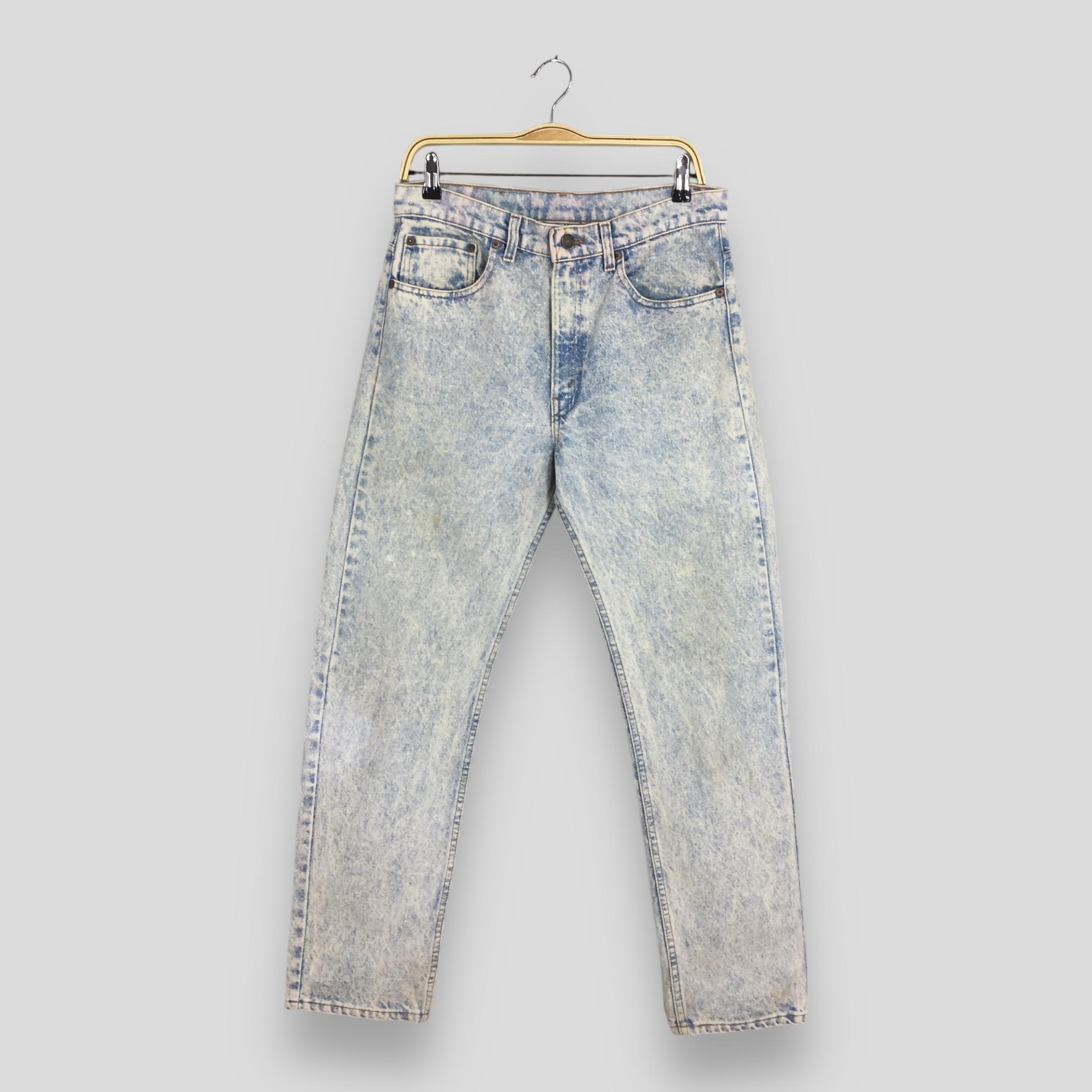 Size 30x30 Vintage Levi's 505 Acid Wash Zipper Jeans 1990s Levi's