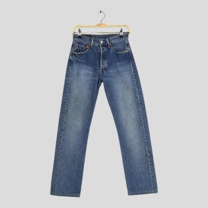 Größe 26x28.5 Vintage 90er Jahre Levi&#39;s 501 Stonewashed Blue Jeans Levi&#39;s 501 Regular Fit Jeans Levi&#39;s 501 Originals Denim Levi&#39;s Faded Mom Jeans W26
