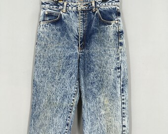 Size 30x27 Vintage 90s Edwin Faded Blue Jeans Stone Washed