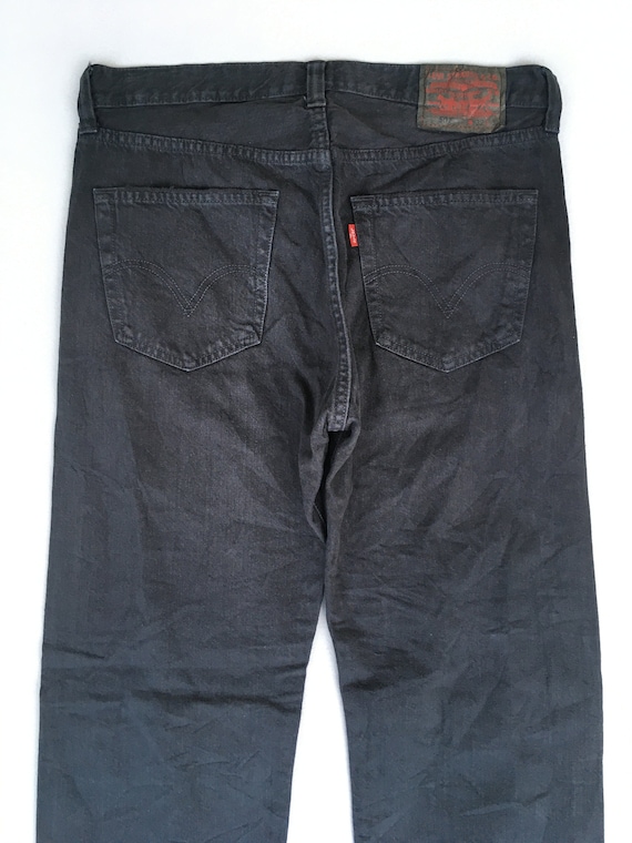 Size 32x31 Vintage Levis 501 Levi's Overdyed Jeans Black - Etsy 日本