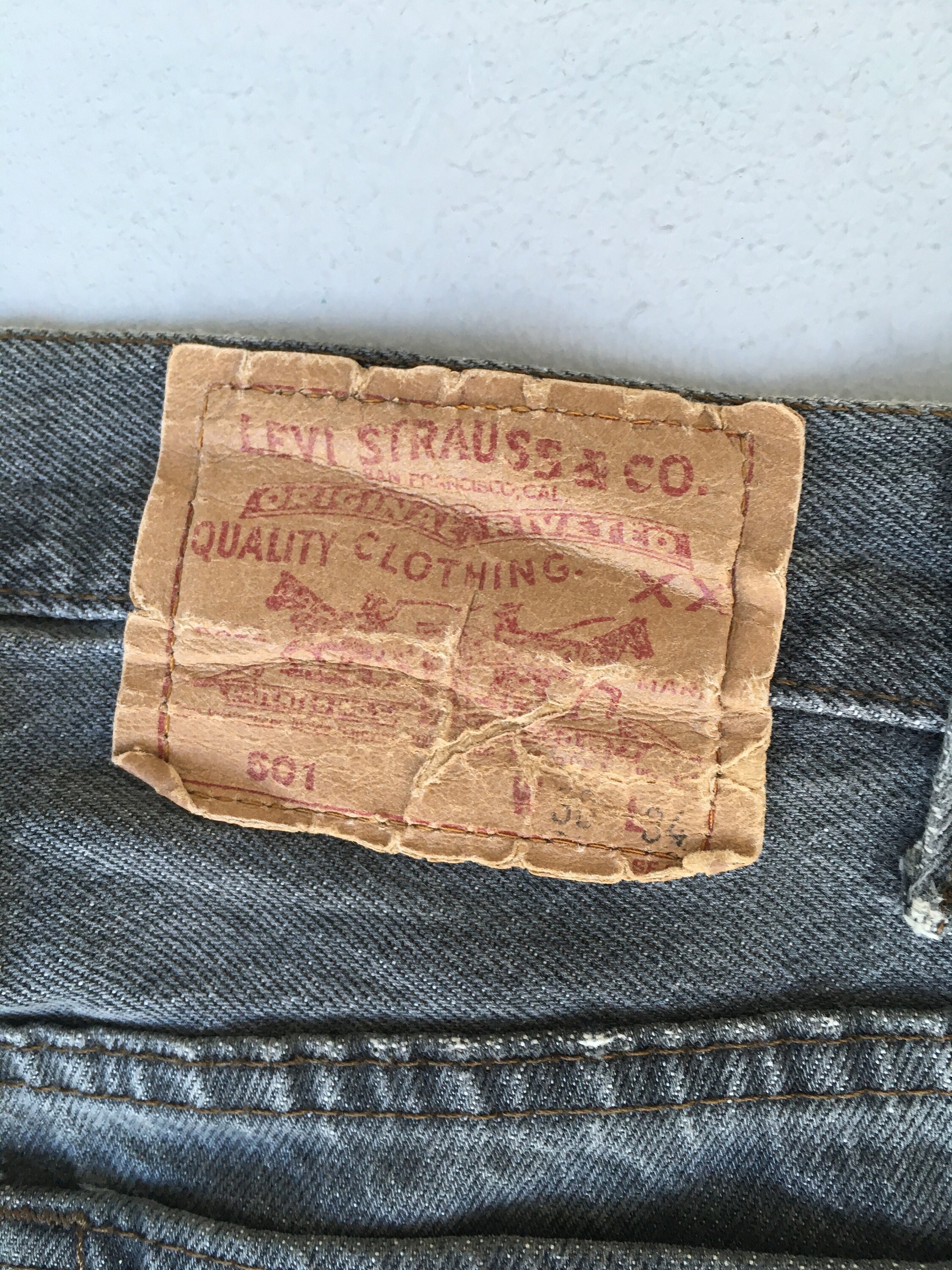 Size 30X33 Vintage 90s Levi's 501 Ash Grey Jeans High Size 30X33 Vintage 90s Levi's 501 Ash Grey Jeans High