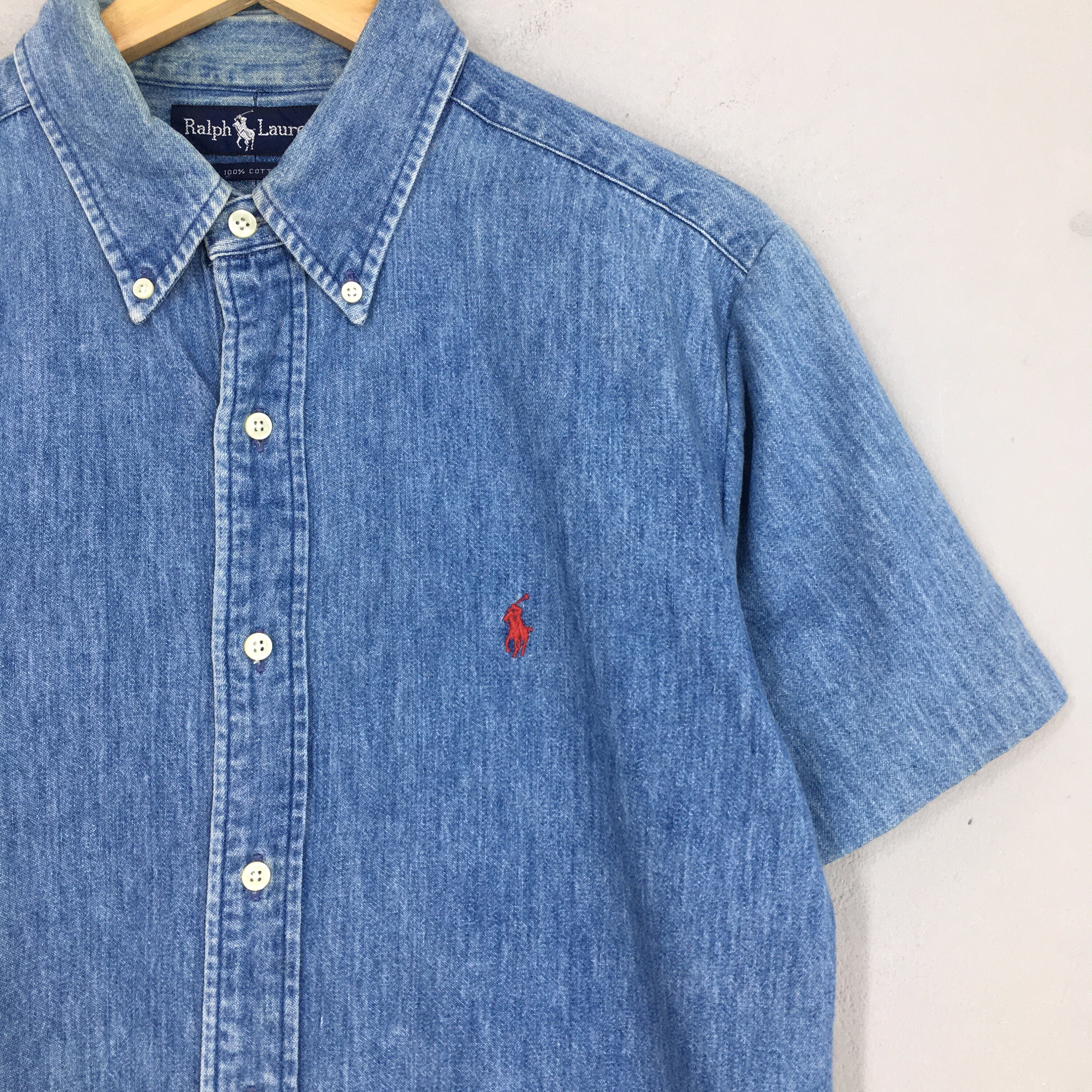 Vintage Polo Ralph Lauren Denim Shirt Small 1990s Polo Ralph Vintage Polo Ralph Lauren Denim Shirt Small 1990s Polo Ralph