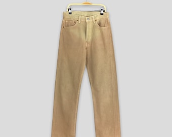 Talla 27x29.5 Jeans Levi's 501 Mom Jeans marrones vintage de los 90 Jeans Levi's de corte recto para mujer Jeans Levi's 501 con cierre de botones Jeans Levi's Boyfriend W27