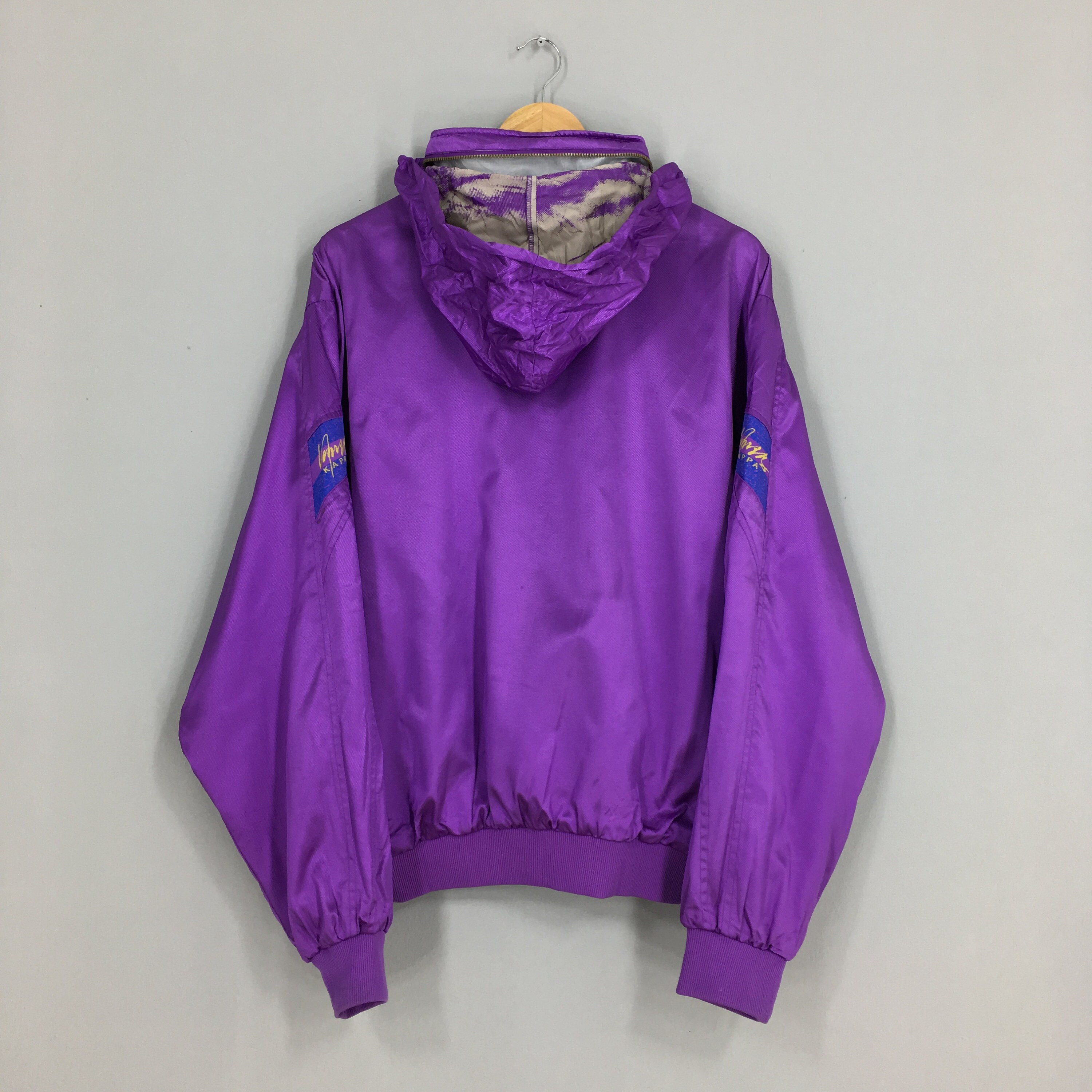 Vintage Kappa Hoodie Windbreaker Jacket XLarge 90s Retro Kappa Etsy