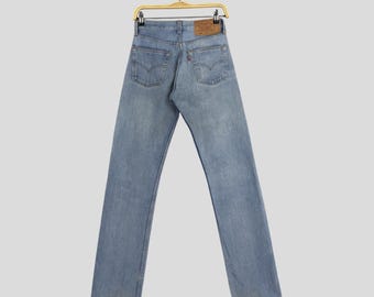 Size 25x33.5 Vintage 90s Levi's 501 Blue Faded Jeans Levi's Women