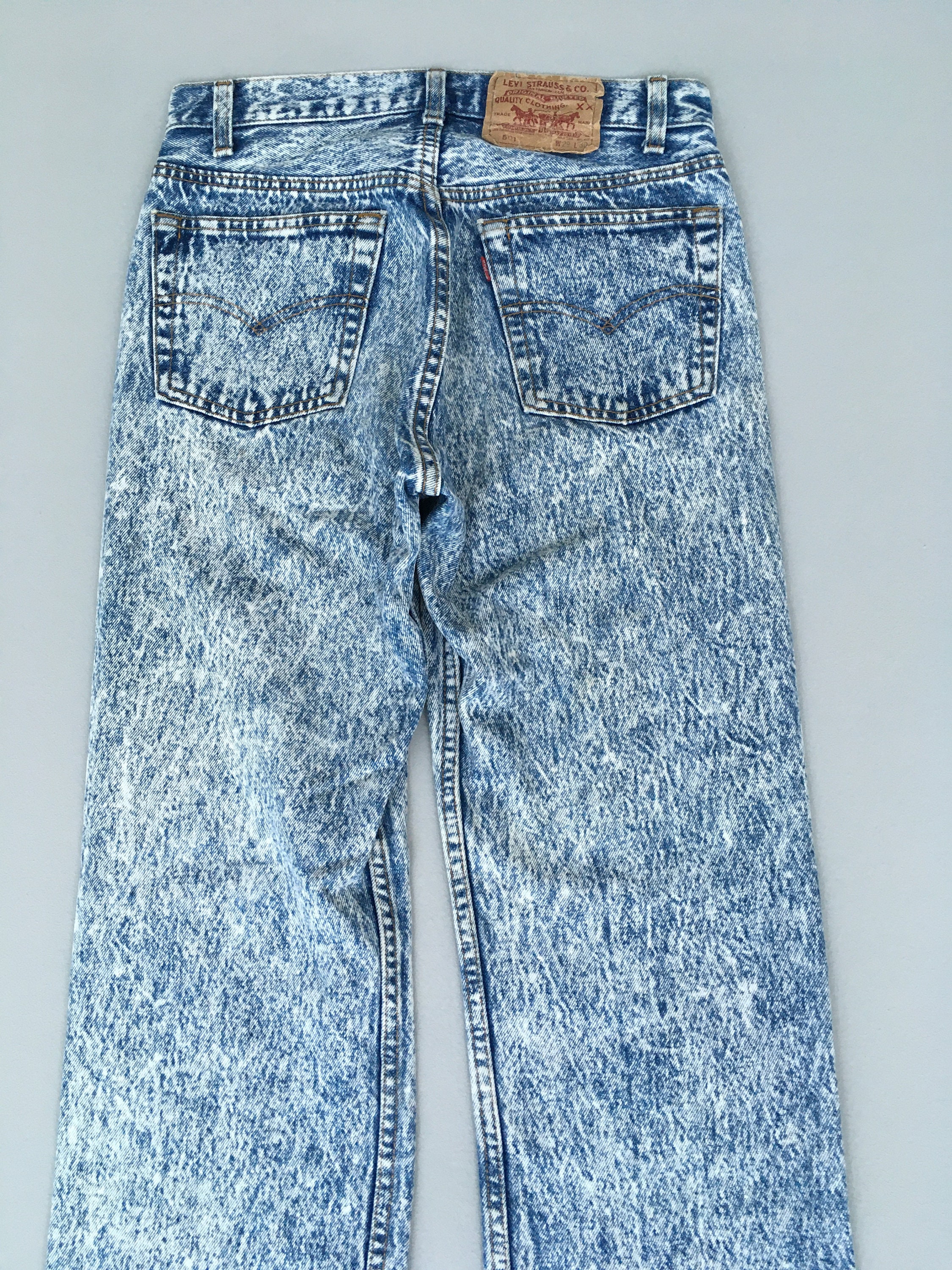 Rare Vintage Acid Wash 80s St. Tropez Jeans www.strategicfront.org