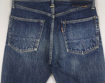 レアKAPITL KOUNTRYインディゴダメージT 1◼︎キャピタル Size 27x30 Kapital Japan Indigo Faded Denim Kapital Kounty