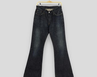 Size 26x30.5 Vintage 90's Levi's 517 Flared Bootcut Jeans Blue