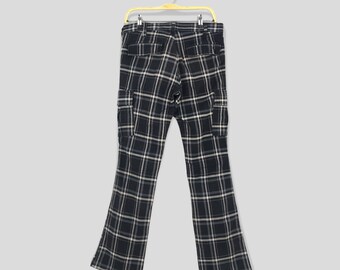 Kirime / Plaid Cargo Pants / Mサイズ / 数回着 Plaid Cargo Pants <Black x Yellow> | Kirime