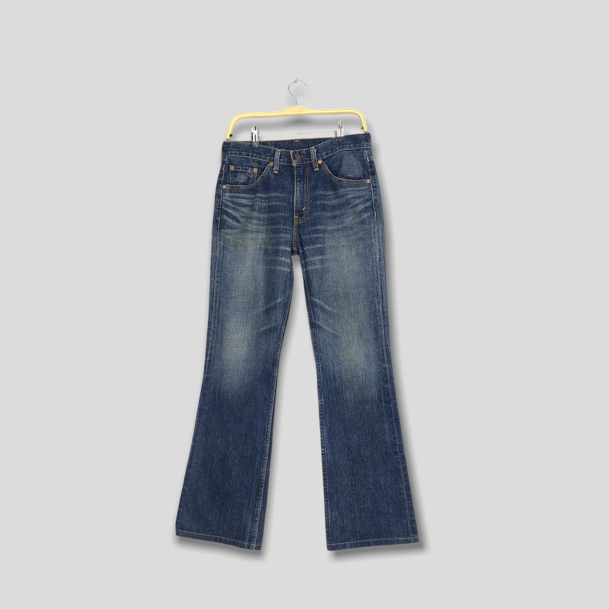 Size 30x31 Vintage Levi's 517 Bootcut Jeans Indigo Blue Denim 90s