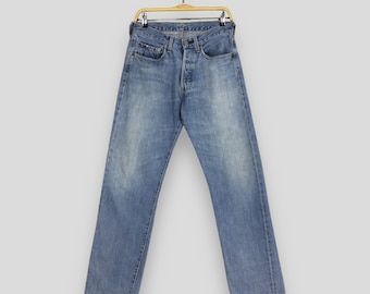 Größe 28x31 Vintage Y2K Levi's 501 Gerade geschnittene Jeans Levi's Button Fly Jeans Levi's 501 Light Wash Unisex Levi's 501 Redline Jeans W28