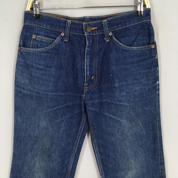 Size 29x28.5 Vintage 1980s Levi's 547 0217 Faded Blue Jeans Light