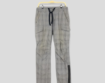 Size 31x33 Semantic Design Cargo Pants Black Bondage Pants