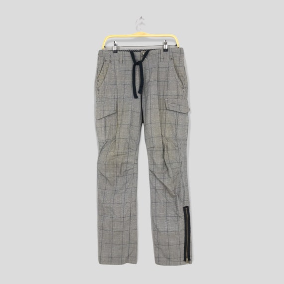 Size 30x31.5 Comme Ca Commune Checkered Cargo Pants Slim Fit