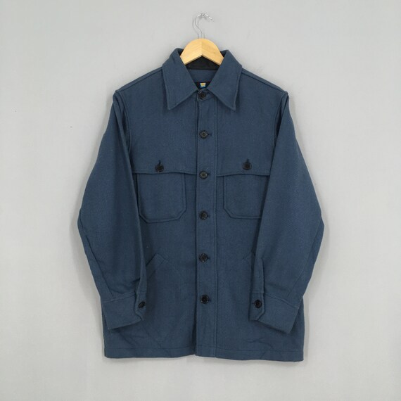 Wrangler Workers Jacket Large Blue Wrangler Americ