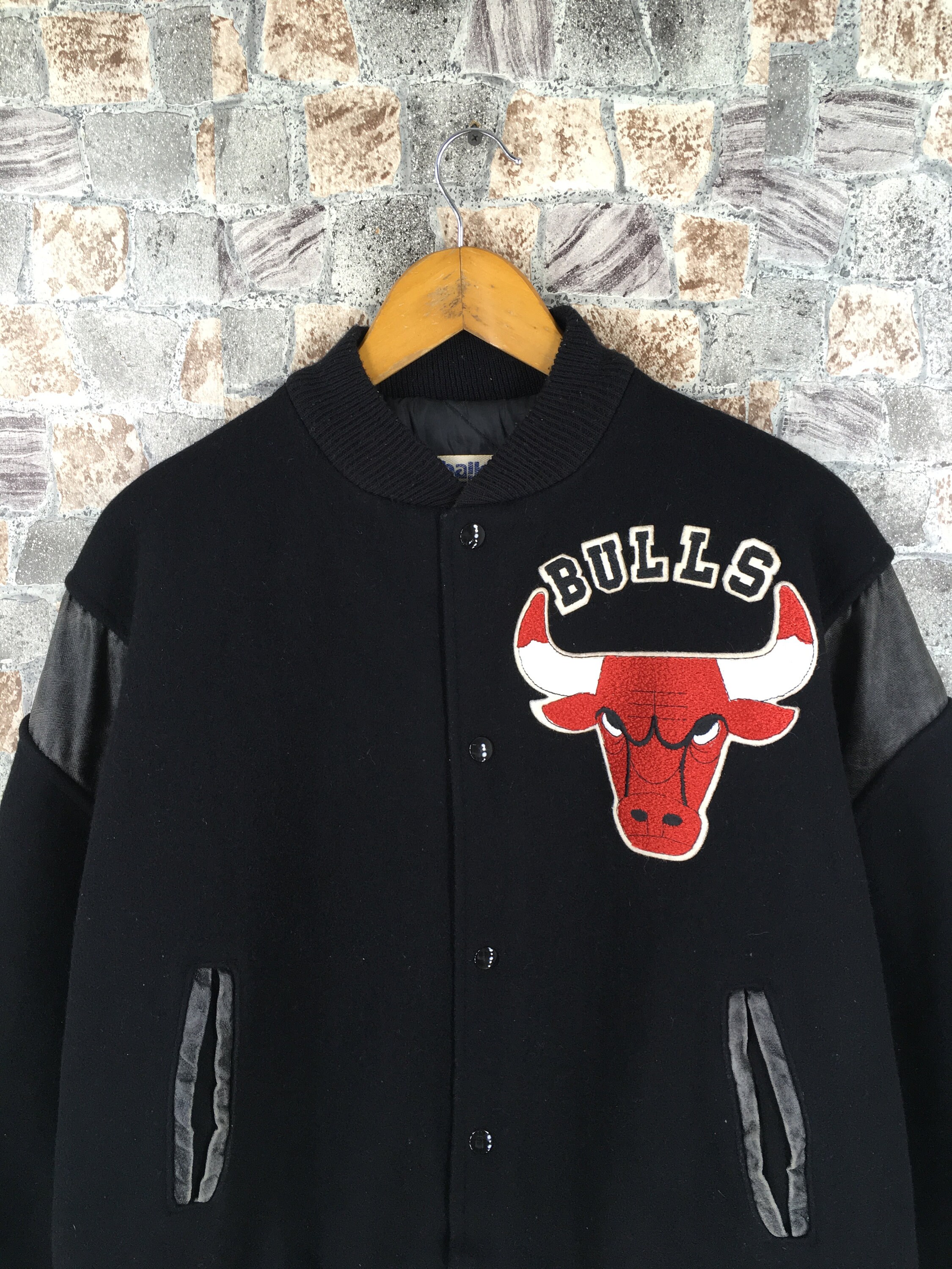 Chicago Bulls Varsity Wool Jacket Large Vintage Michael Jordan - Etsy
